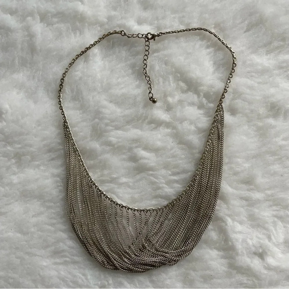 Draped chain  necklace‎ - Picture 1 of 3